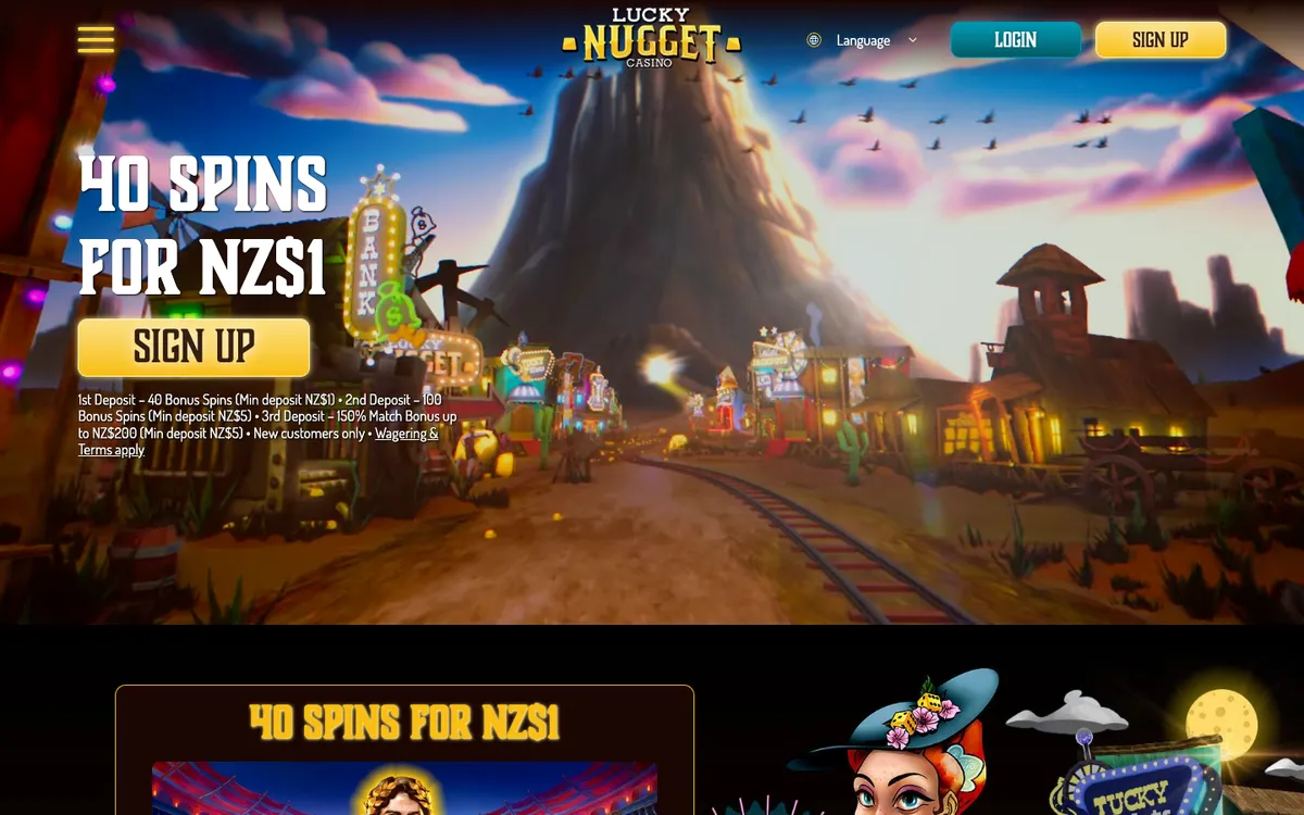 Lucky Nugget Casino — «Главная», снято из страны Новая Зеландия
