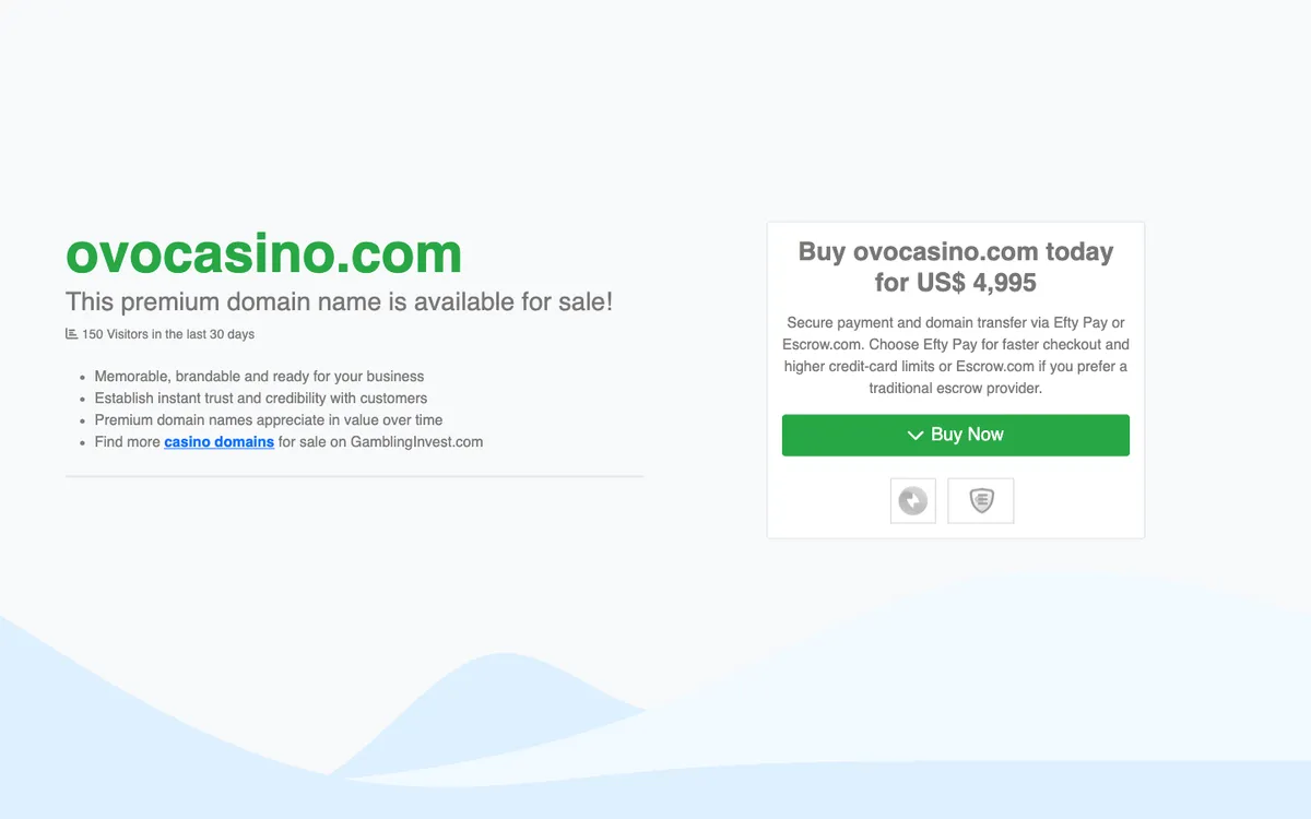 OVO Casino — «Главная», снято из страны Финляндия