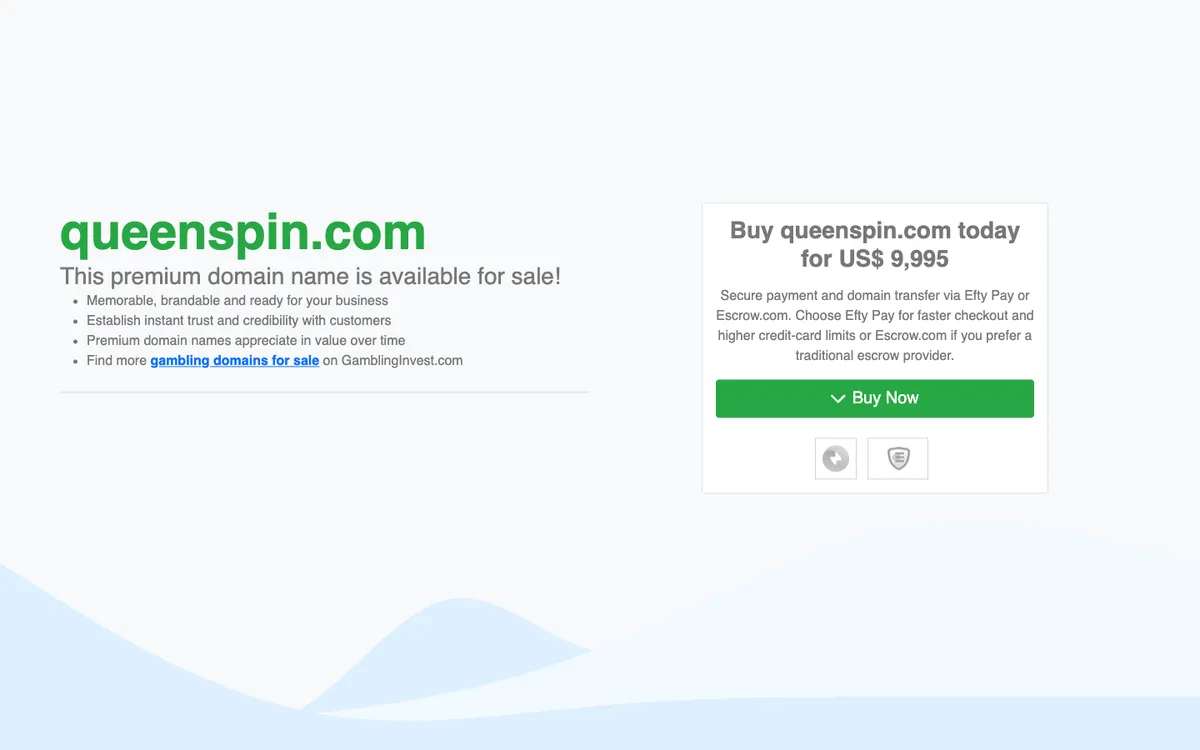 QueenSpin Casino — Home page, captured from United Kingdom