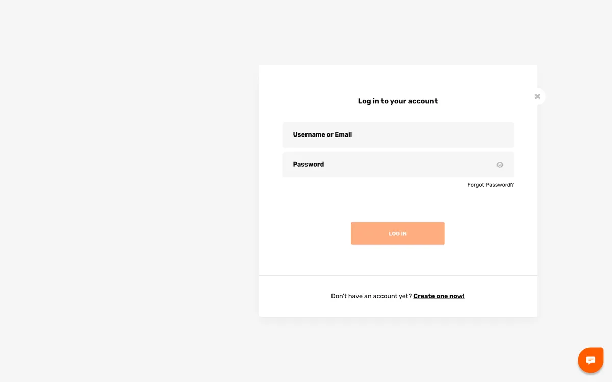 Nitro Casino — Sign-up, captured from New Zealand