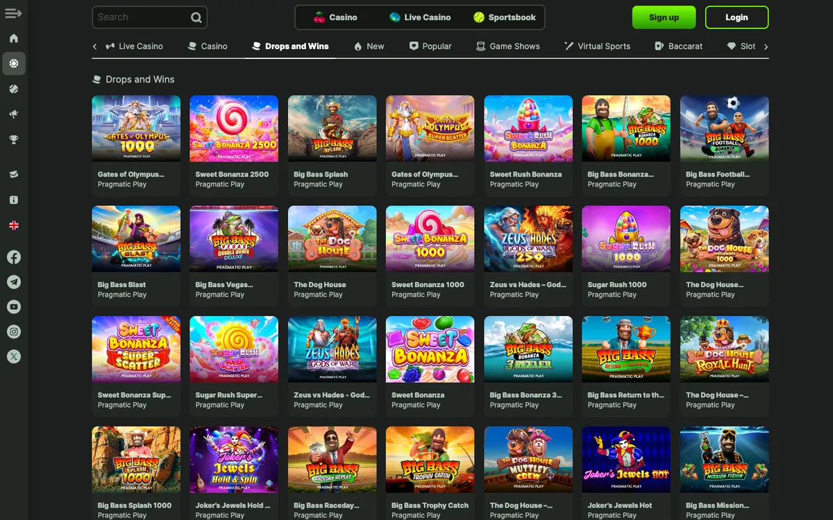 WeltBet Casino — Promotions, captured from Austria