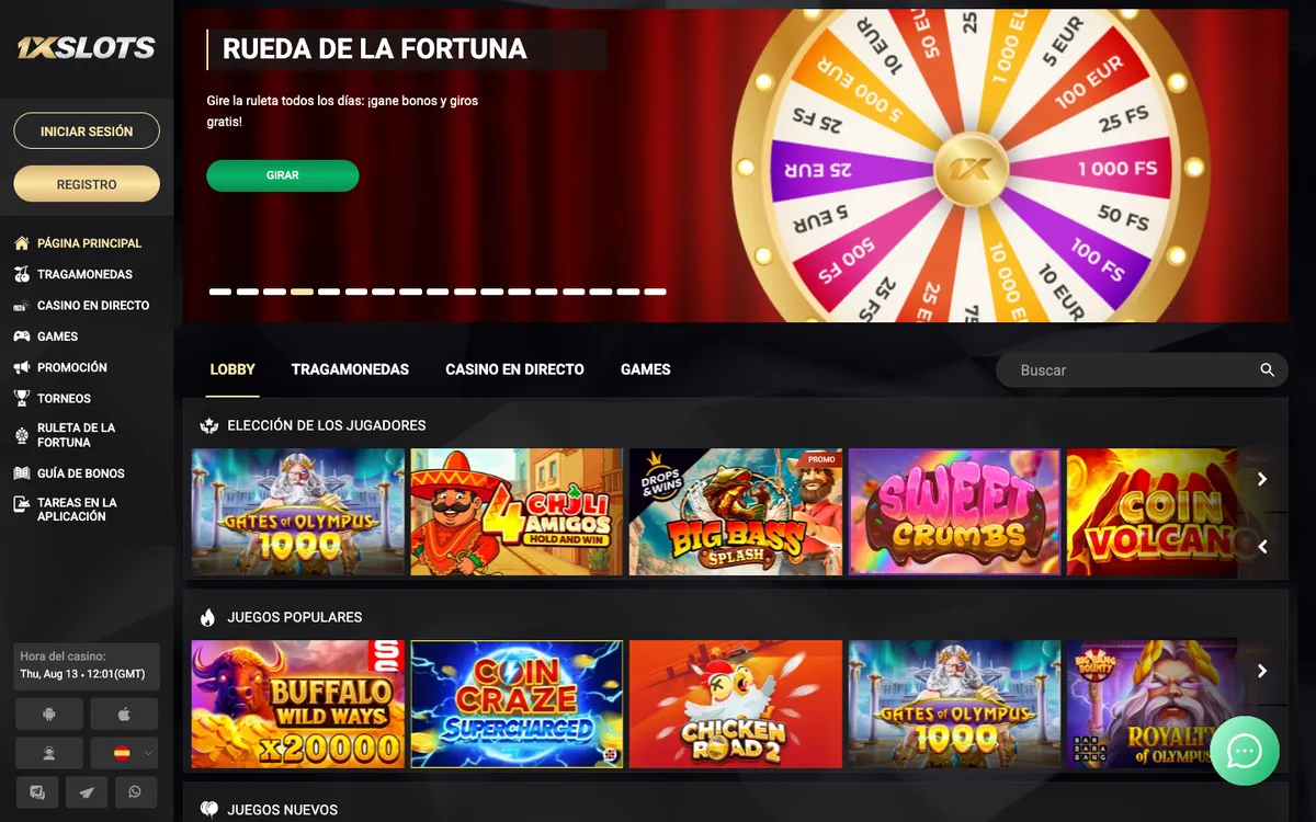 1xSlots Casino — «Главная», снято из страны Словения