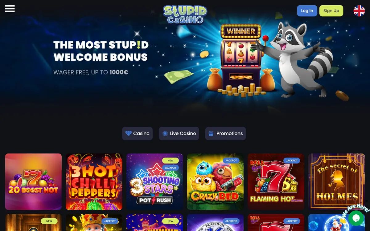 Stupid Casino — «Главная», снято из страны Канада