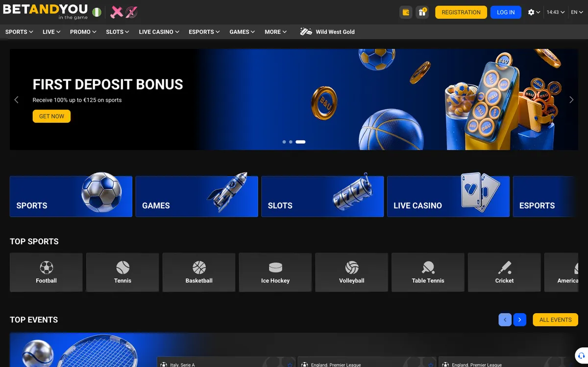 Betandyou Casino — «Главная», снято из страны Нигерия