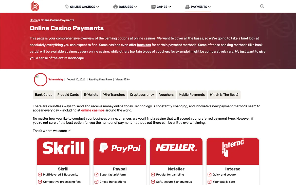 Betspin Casino — Payments, captured from Norway