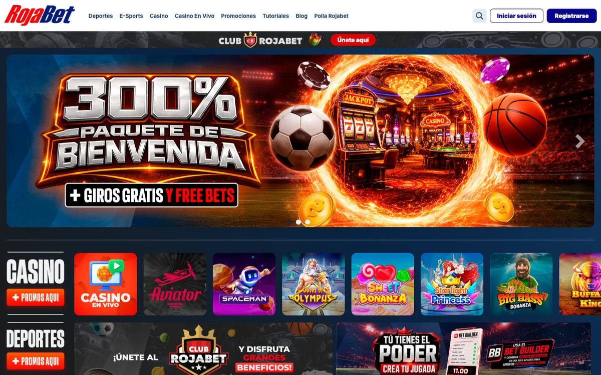Rojabet Casino — «Главная», снято из страны Чили