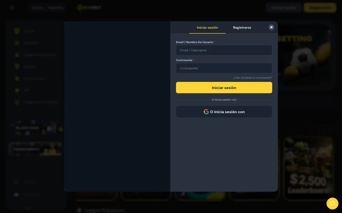 Cocobet Casino — Payments, captured from Argentina