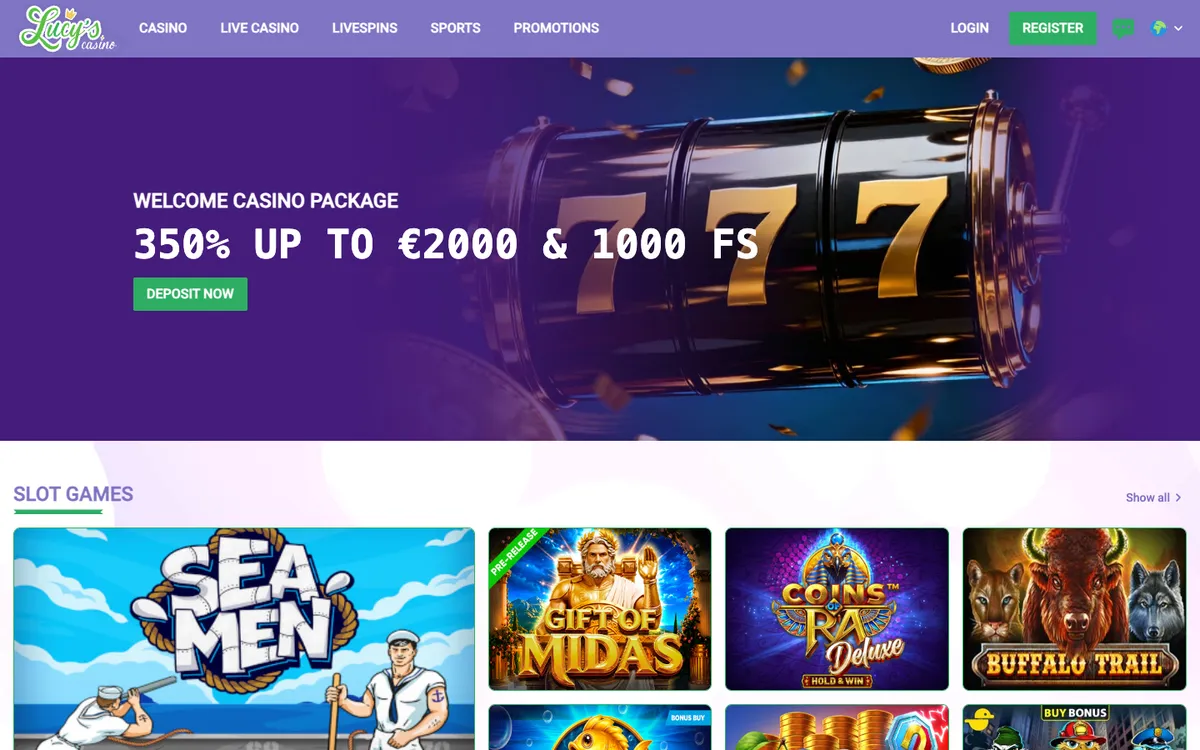 Lucy's Casino — «Главная», снято из страны Бразилия