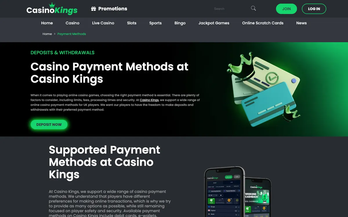 CasinoKings — «Платежи», снято из страны Франция