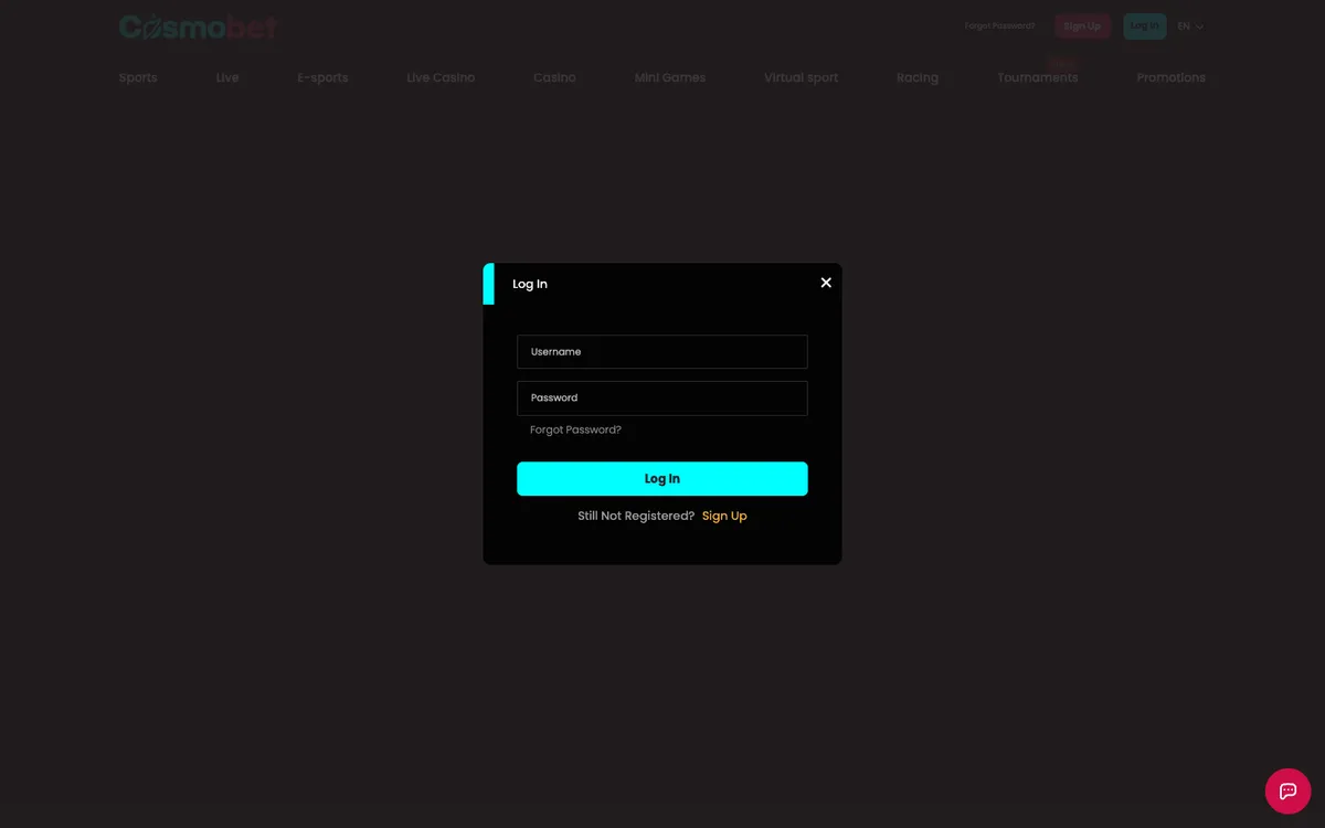 Cosmobet Casino — Promotions, captured from Australia