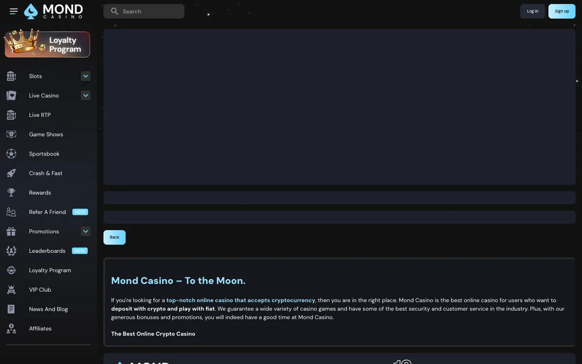 Mondcasino — Promotions, captured from Australia