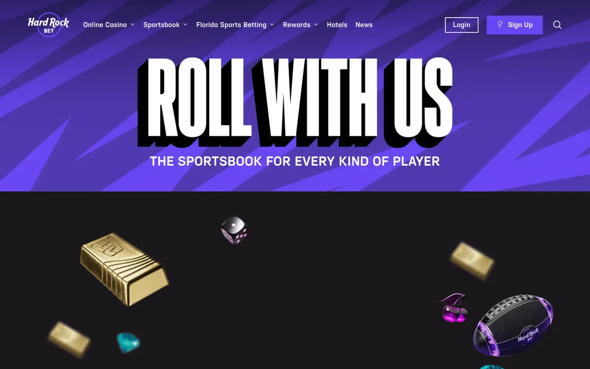 Hard Rock Bet Casino USA — Sign-up, captured from United States