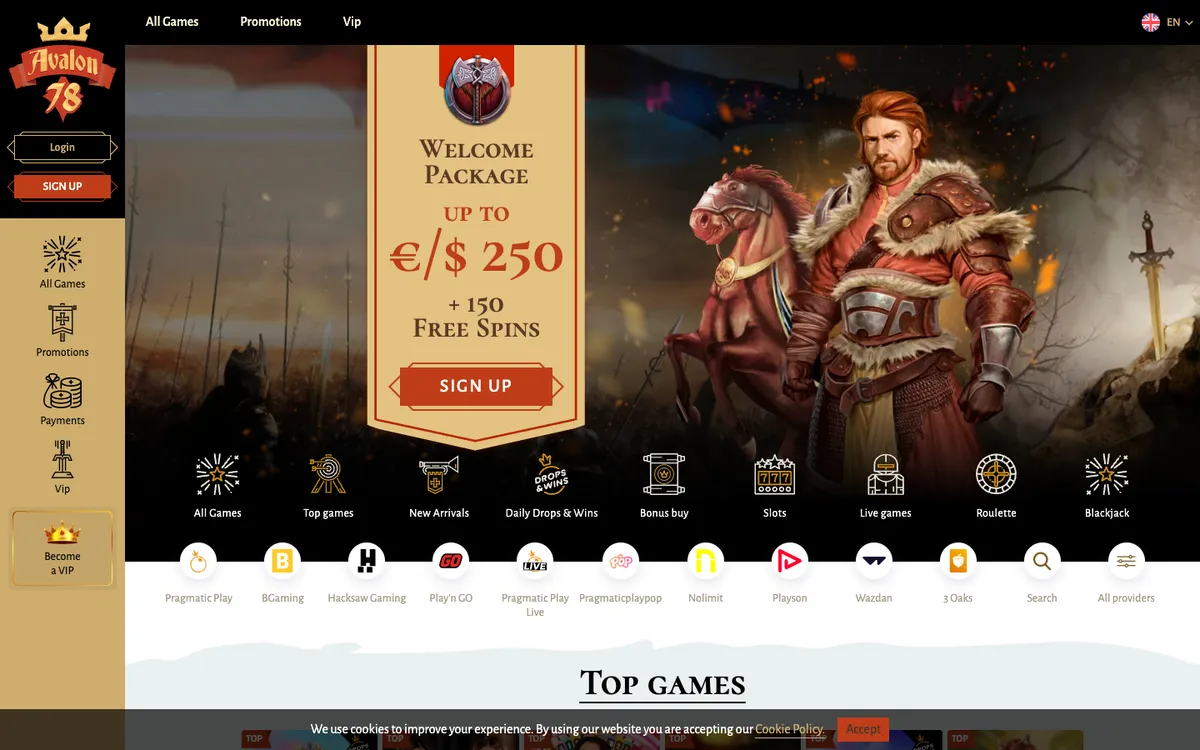 Avalon78 Casino — «Главная», снято из страны Новая Зеландия