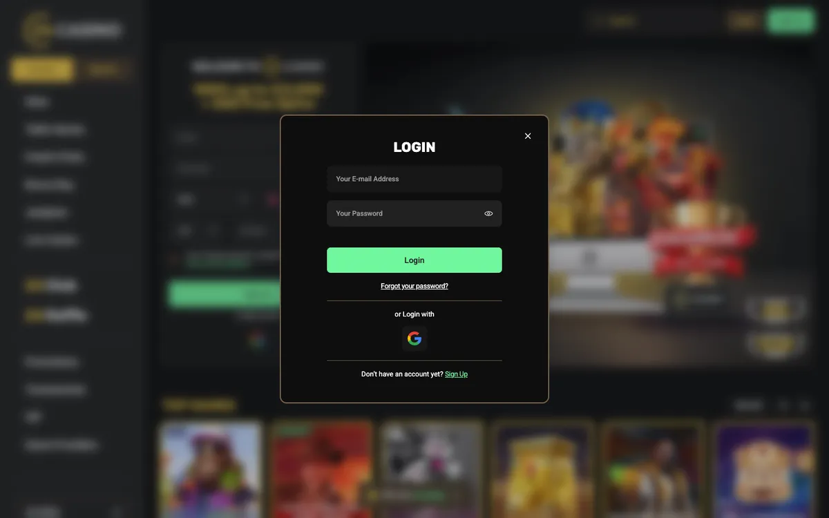 24Casino — Sign-up, captured from Norway