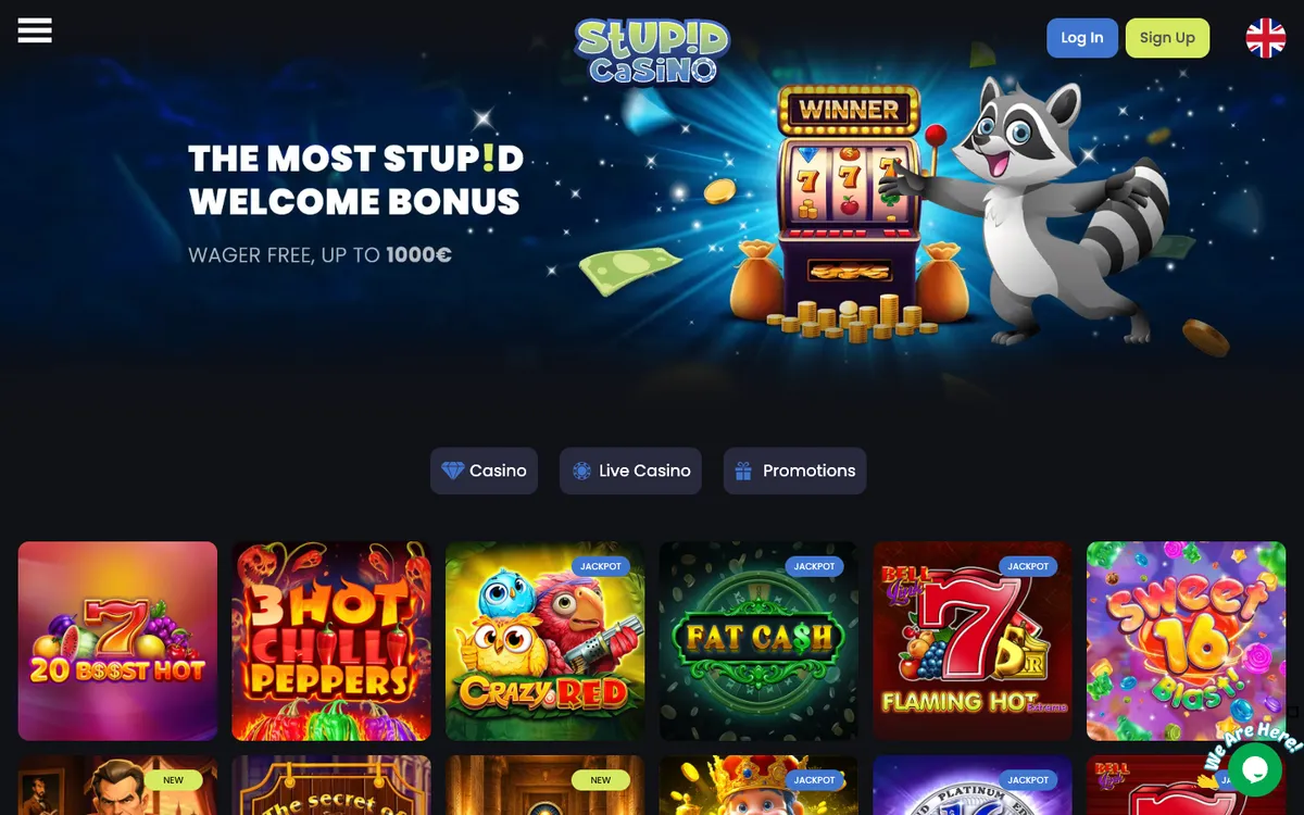 Stupid Casino — «Главная», снято из страны Новая Зеландия