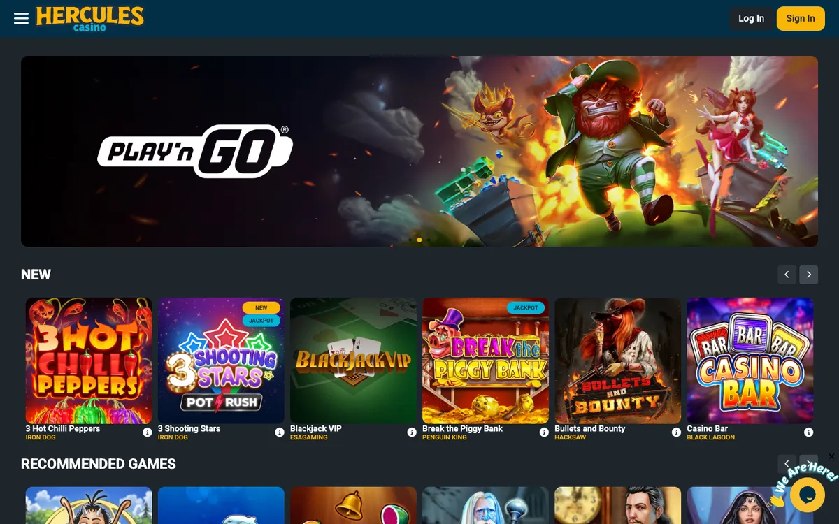 Hercules Casino — «Главная», снято из страны Бразилия