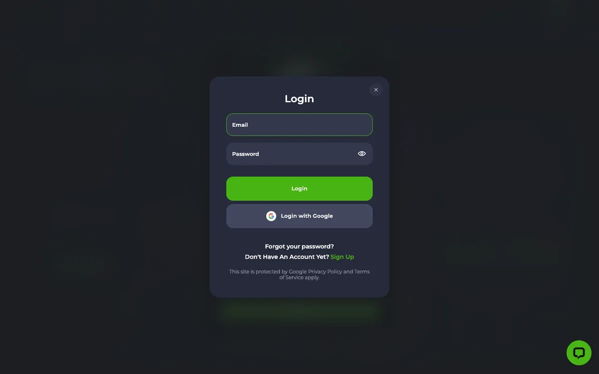 JeetCity Casino — Sign-up, captured from Austria