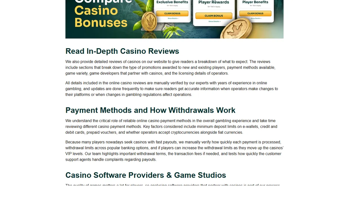 Dinospin Casino — Home page, captured from Canada