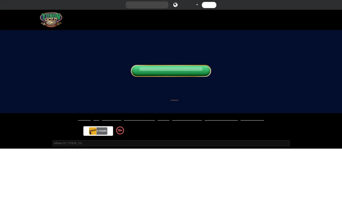 Yukon Gold Casino — Sign-up, captured from Austria