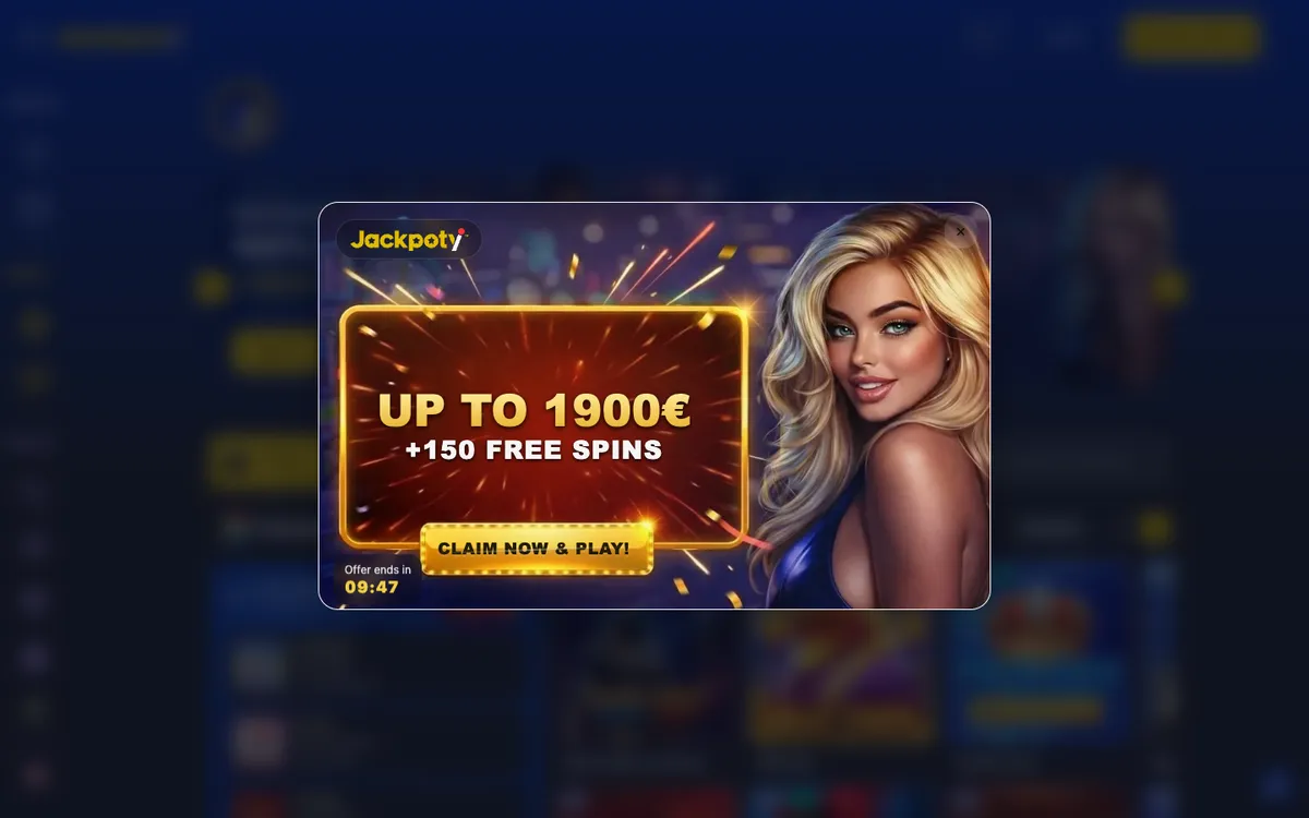 Jackpoty Casino — Home page, captured from South Africa
