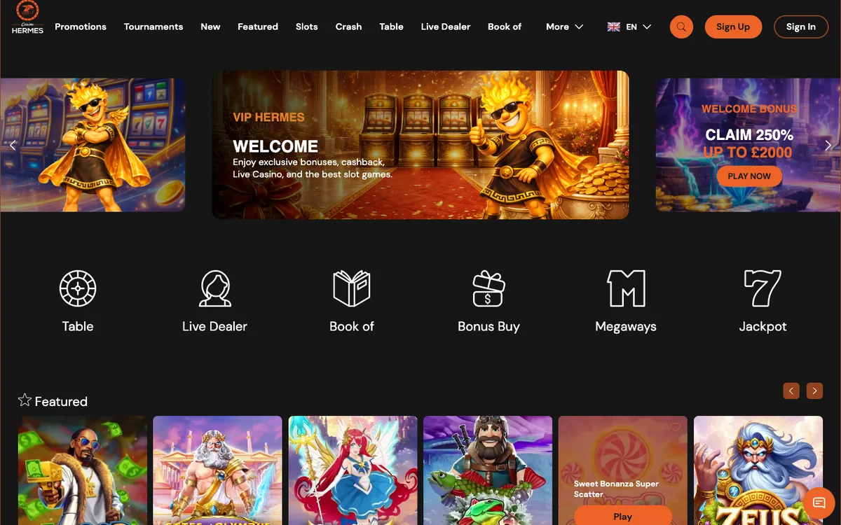Casino Hermes — «Главная», снято из страны Австралия