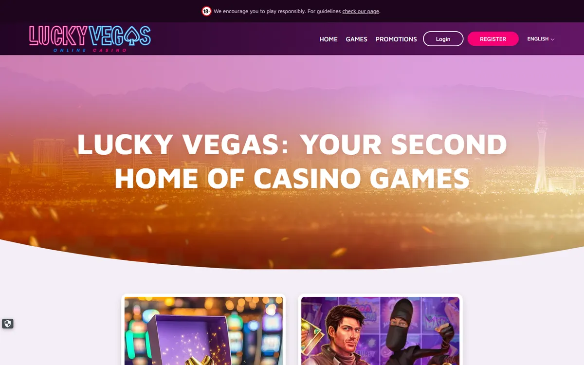 Lucky Vegas Casino — Promotions, captured from Canada