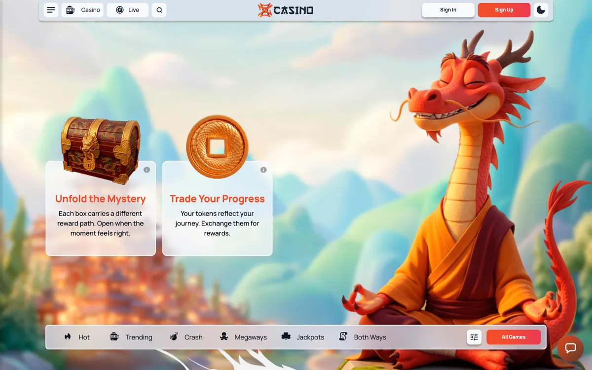 ZenCasino — Home page, captured from Austria