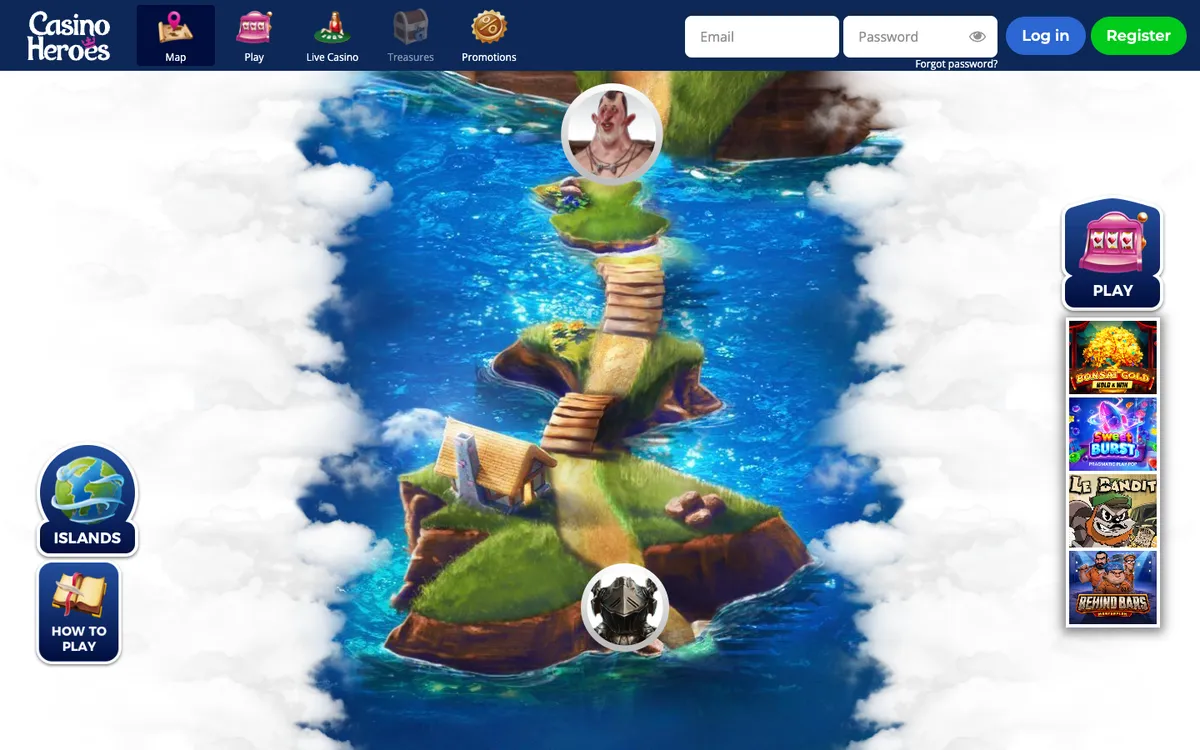 Casino Heroes — Promotions, captured from Finland