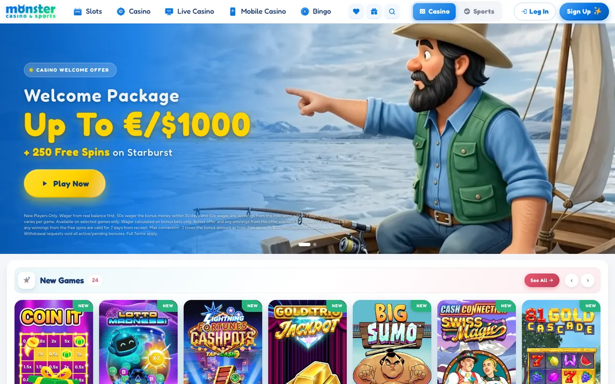 Monster Casino — «Главная», снято из страны Франция