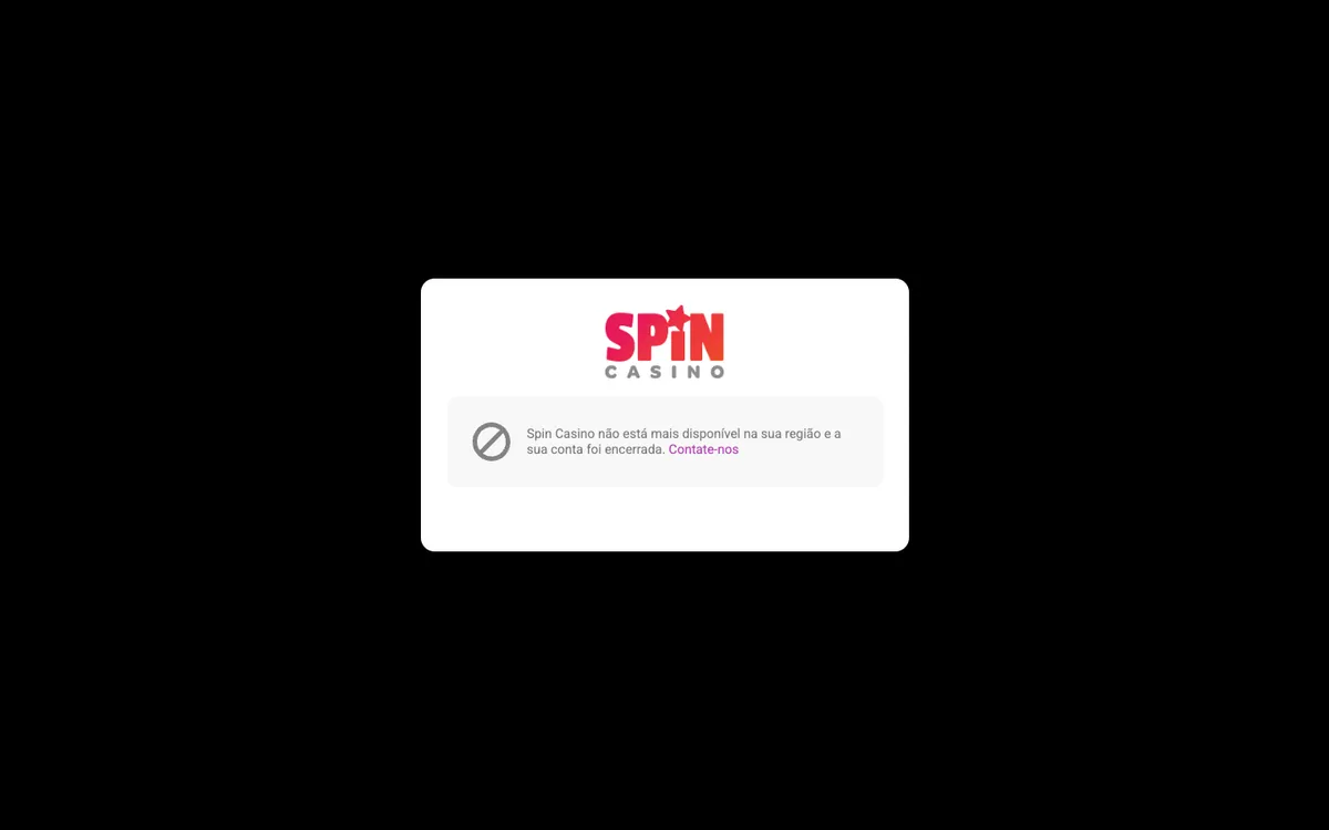 Spin Casino — «Главная», снято из страны Бразилия