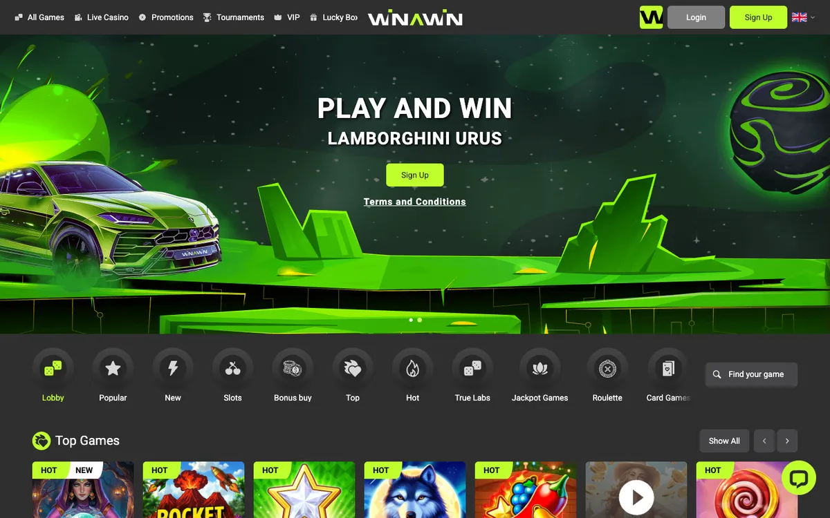 Winawin Casino — «Главная», снято из страны Франция