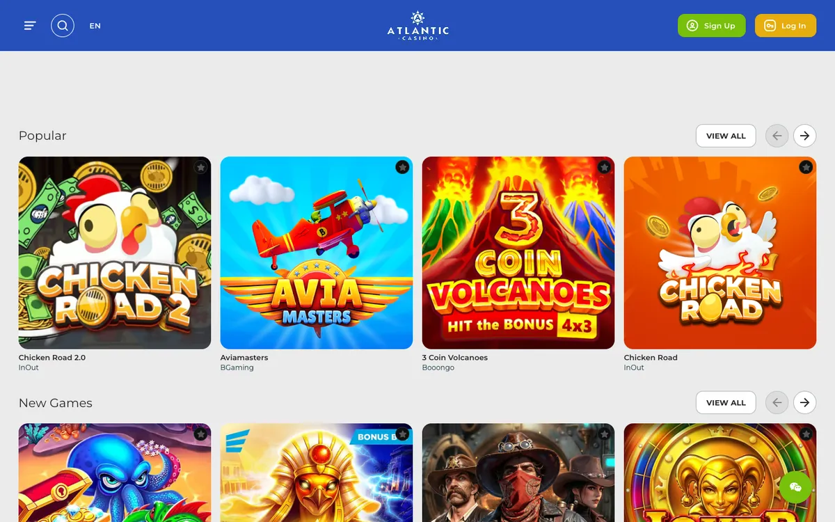 Atlantic Casino — «Главная», снято из страны Бельгия