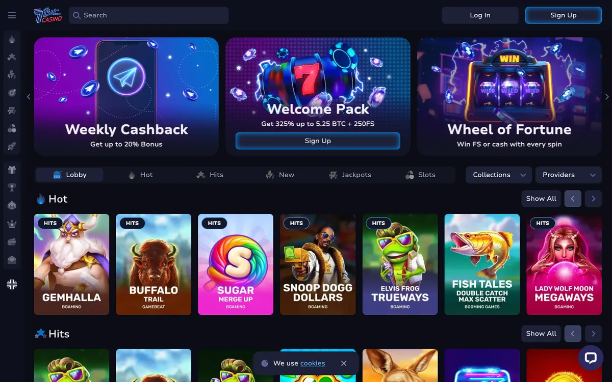 7BitCasino — «Главная», снято из страны Франция