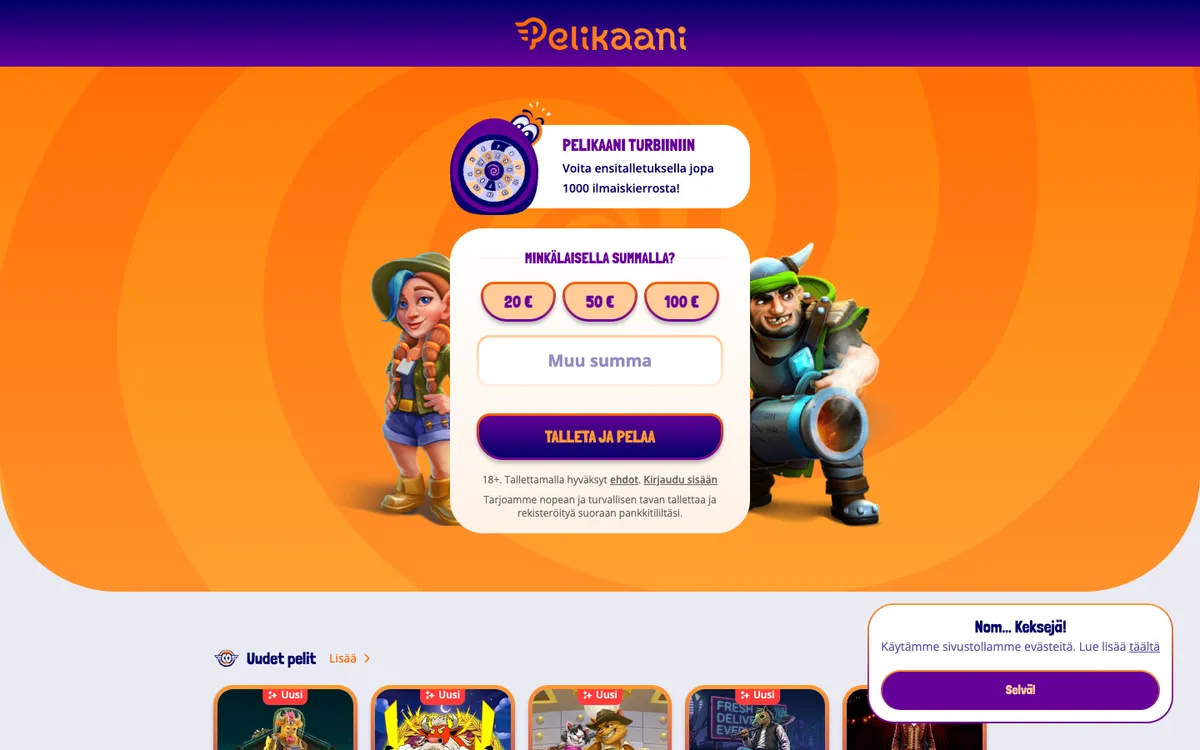 Pelikaani Casino — «Главная», снято из страны Эстония