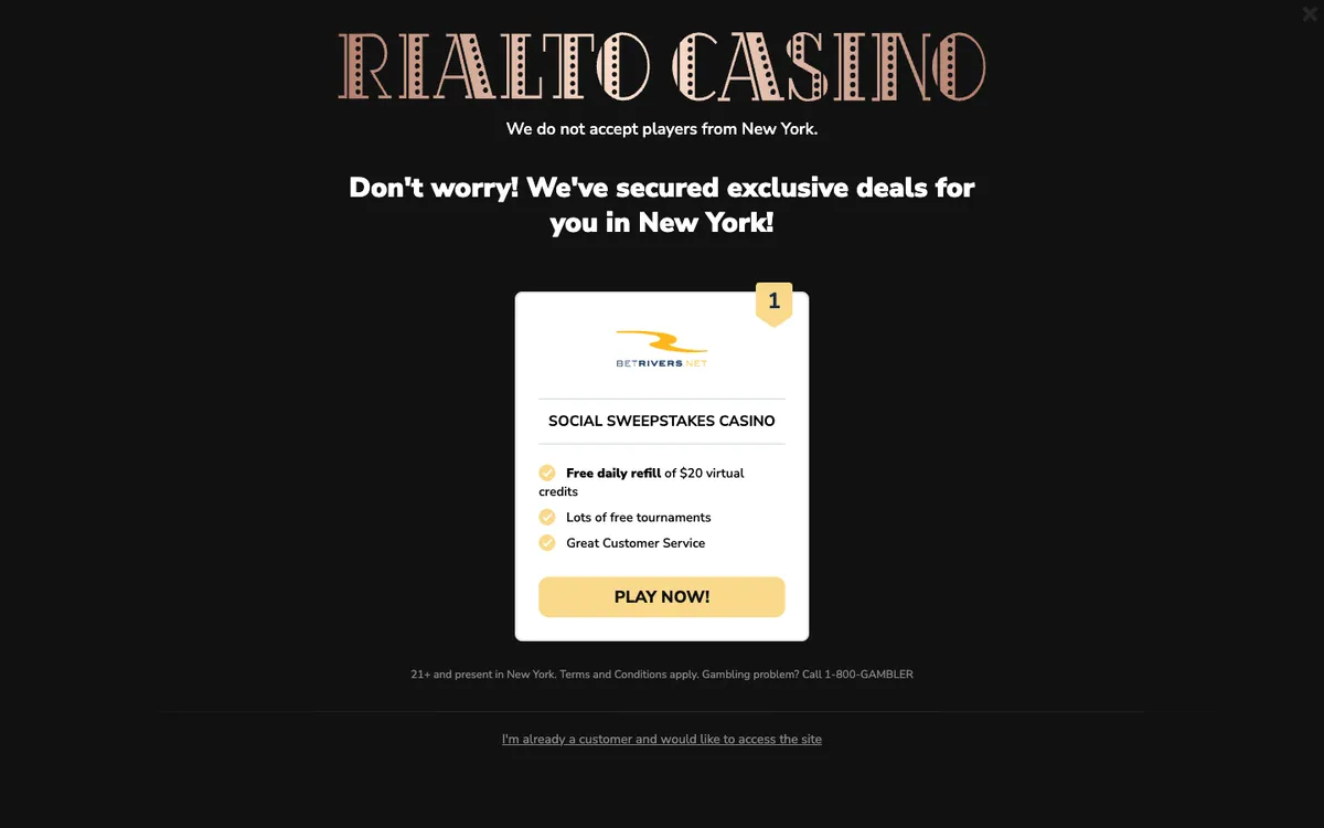 Rialto Casino — Sign-up, captured from United States