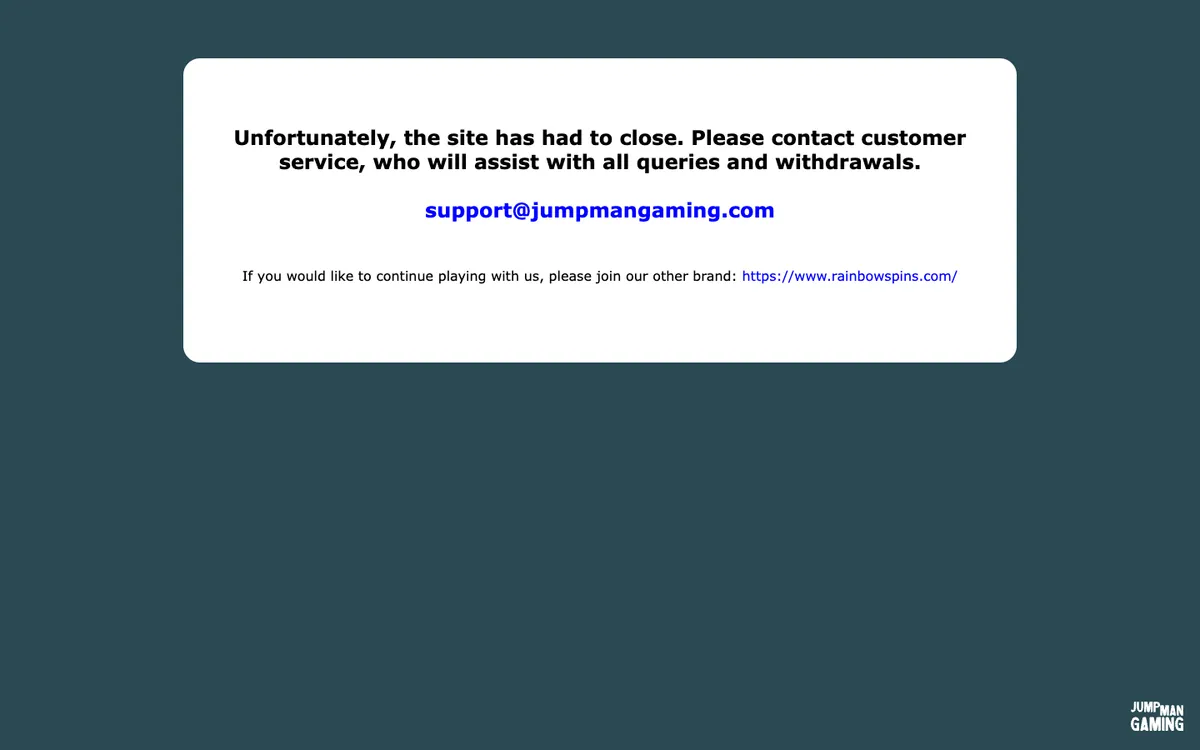 Eagle Spins Casino — Home page, captured from Austria