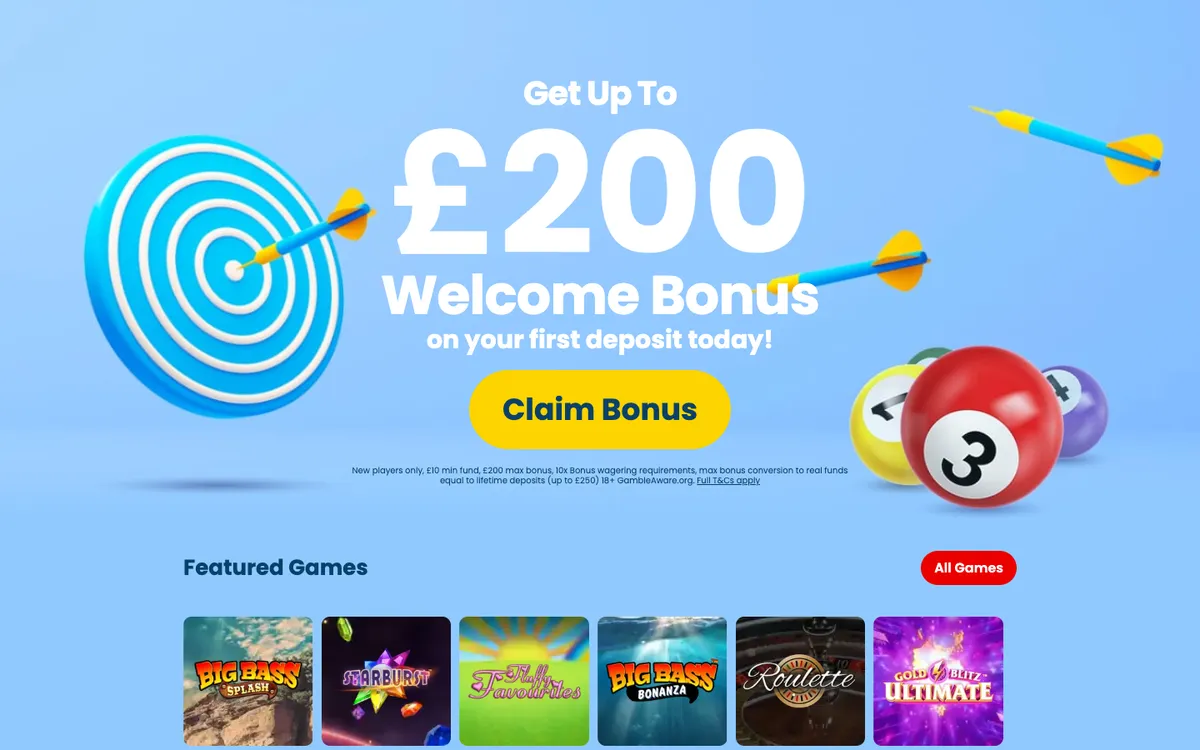Target Slots Casino — «Главная», снято из страны Великобритания