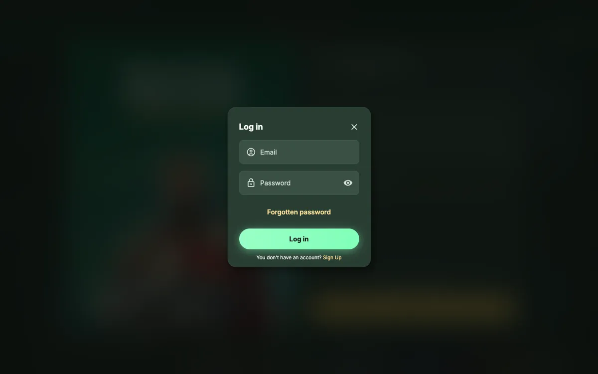 EpicJack Casino — «Регистрация», снято из страны Бельгия