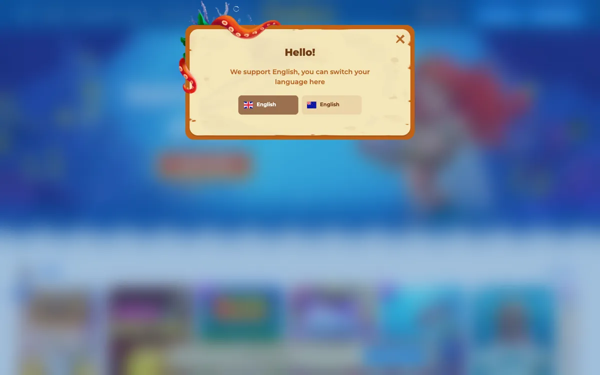 Posido Casino — «Главная», снято из страны Новая Зеландия