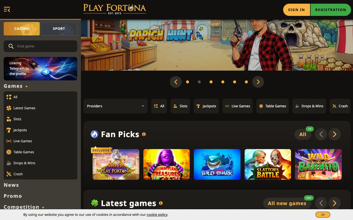 PlayFortuna Casino — Sign-up, captured from New Zealand