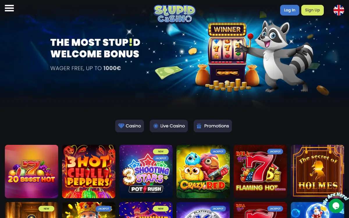 Stupid Casino — «Главная», снято из страны Бразилия