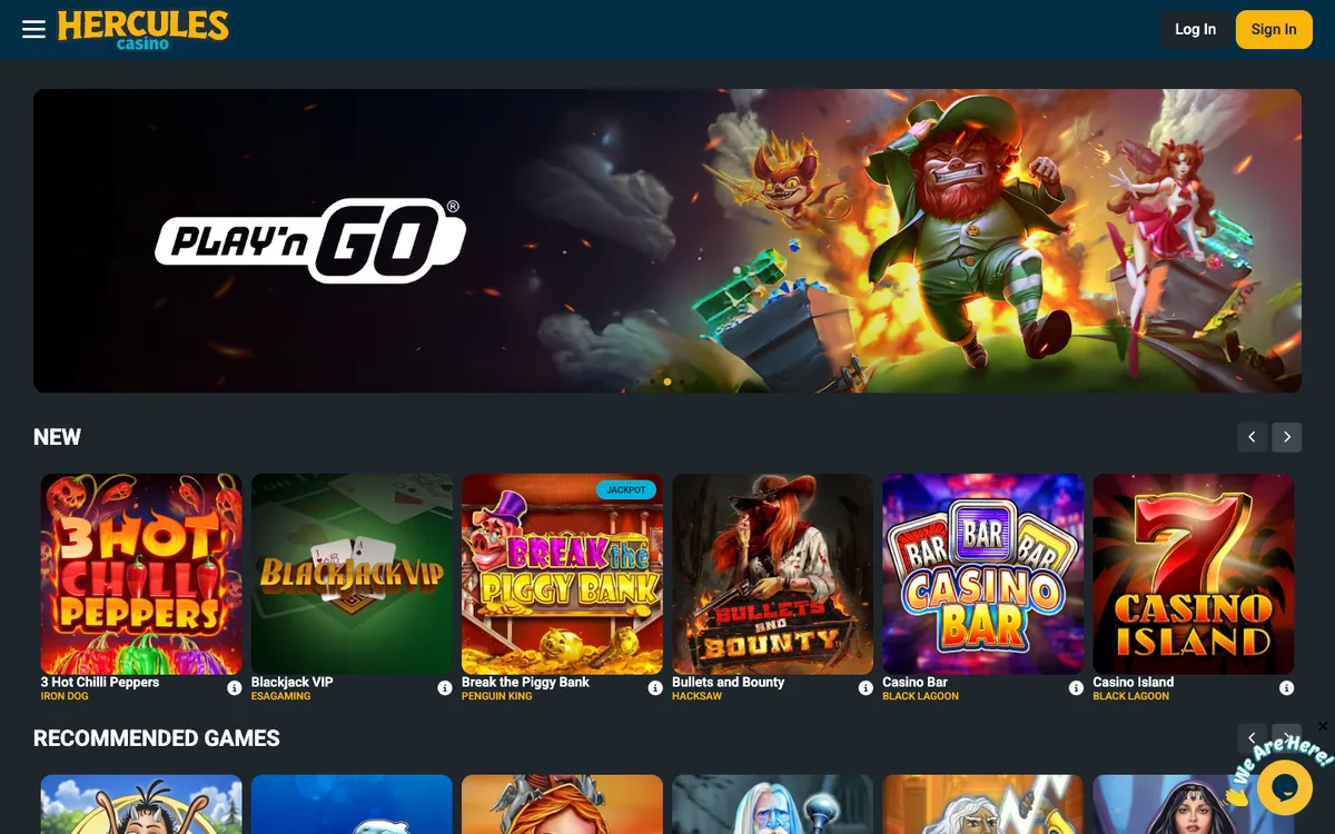 Hercules Casino — «Главная», снято из страны Бельгия