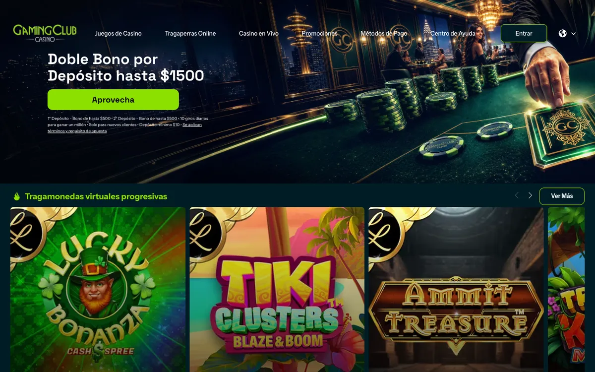 Gaming Club Casino — Promotions, captured from Chile