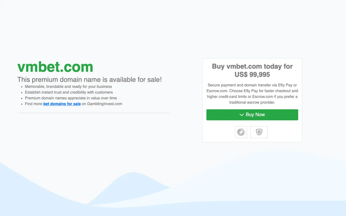VMBet Casino — Home page, captured from Spain