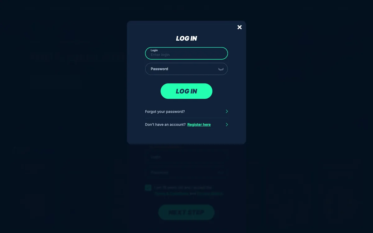 PlayZilla Casino — Sign-up, captured from Japan