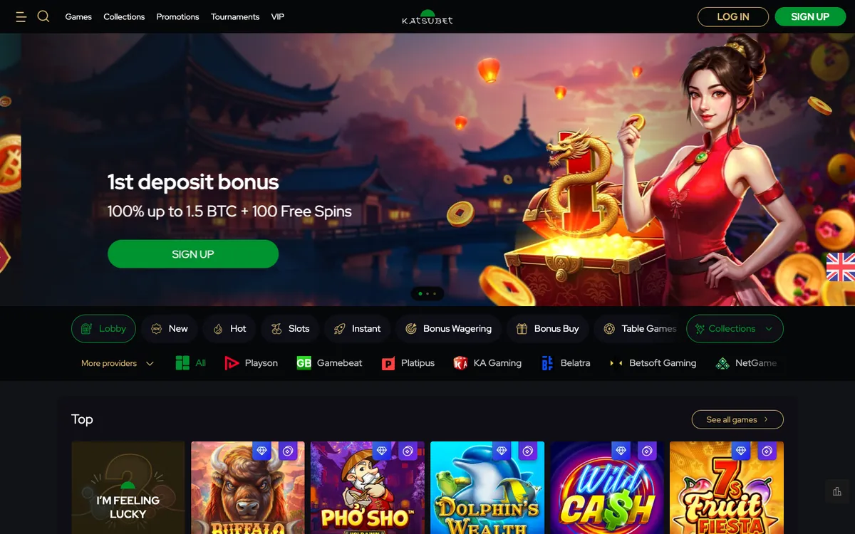 KatsuBet Casino — Sign-up, captured from France