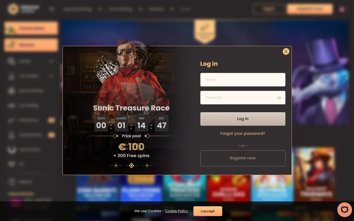 National Casino — Sign-up, captured from Indonesia