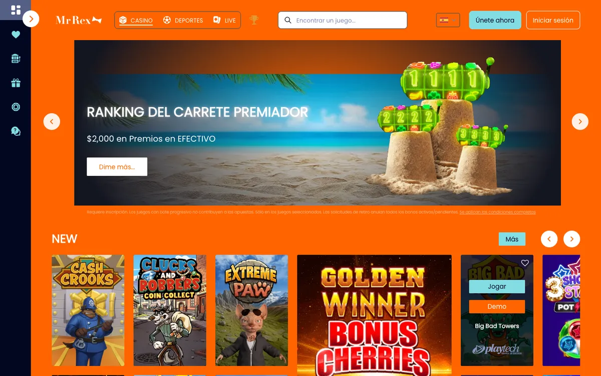 Mr Rex Casino — «Главная», снято из страны Аргентина