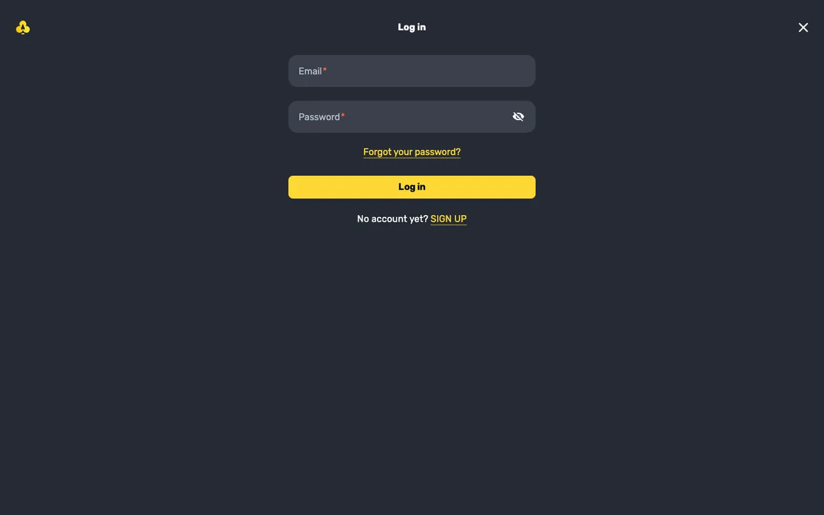 RocketPlay Casino — Sign-up, captured from Austria