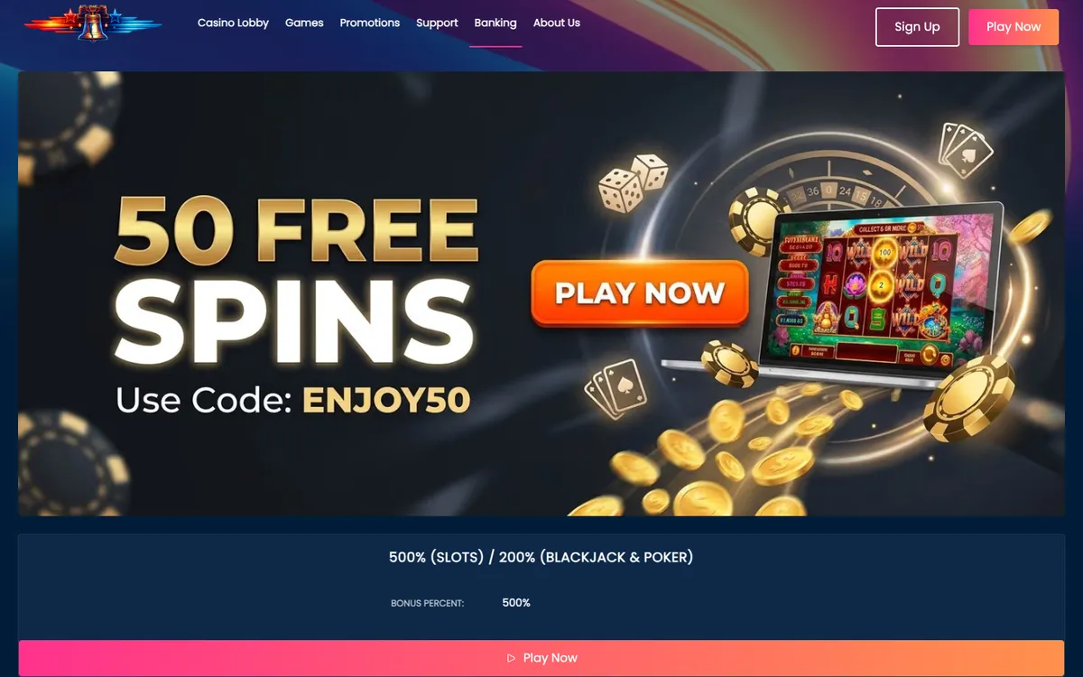 Liberty Bell Casino — Payments, captured from Belgium